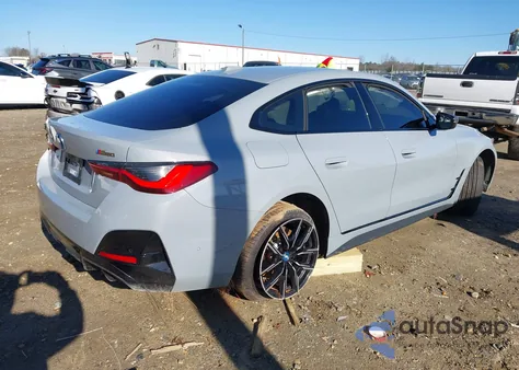 2023 BMW I4 M50 z USA, uszkodzony, nr VIN WBY33AW00PFP05498